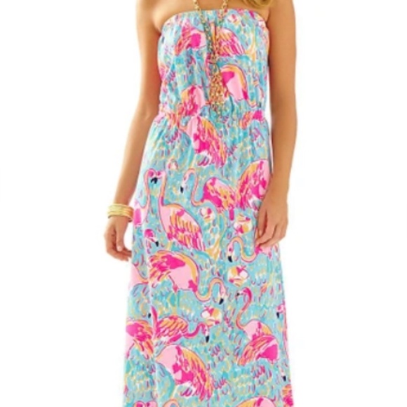 Lilly Pulitzer Strapless Maxi Dress - Picture 2 of 4